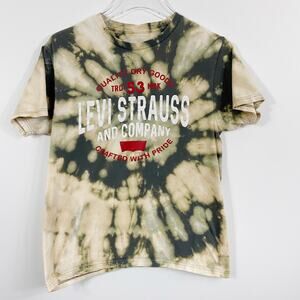 Levi's Custom Bleached Reverse Tie Dye T-shirt